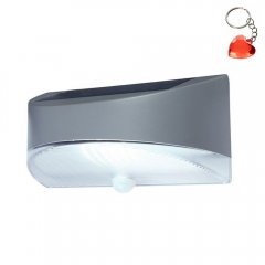 Lampa solarna zewnętrzna ścienna LED 1W z czujnikiem ruchu BREAD 6901501000 Lutec