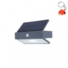 Lampa solarna zewnętrzna ścienna LED 2,3W z czujnikiem ruchu ARROW 6910601335 Lutec