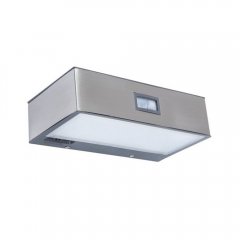 Lampa solarna zewnętrzna ścienna LED 2W z czujnikiem ruchu BRICK 6908501308 Lutec