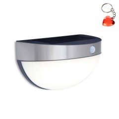 Lampa solarna zewnętrzna ścienna LED 2W z czujnikiem ruchu BUBBLE 6908701001 Lutec