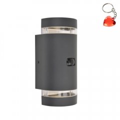 Lampa zewnętrzna ścienna z czujnikiem ruchu FOCUS 5604014118 Lutec