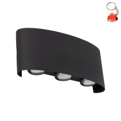 Oprawa natynkowa ścienna LED 1W IP54 ARROW BLACK 18181 TK Lighting