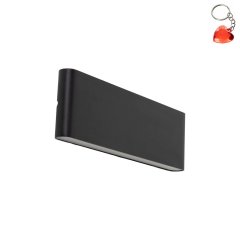 Oprawa natynkowa ścienna LED 5W IP54 ARWENA L BLACK 18186 TK Lighting
