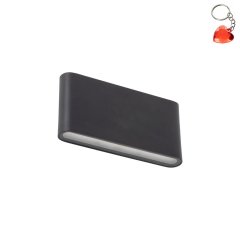 Oprawa natynkowa ścienna LED 5W IP54 ARWENA M BLACK 18185 TK Lighting