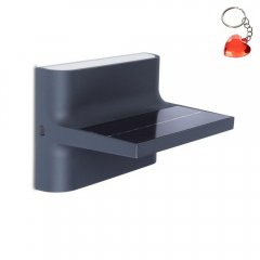 Zewnętrzna solarna lampa ścienna LED 2W z czujnikiem ruchu TWILL 6908901335 Lutec