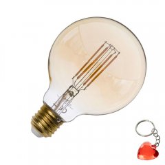 Żarówka glob LED E27 6,5W WW G95 AMBER 3791 TK Lighting