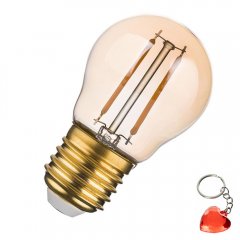 Żarówka kulka LED E27 2W WW P45 AMBER 3574 TK Lighting