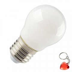 Żarówka kulka LED E27 2W WW P45 MILK 3576 TK Lighting