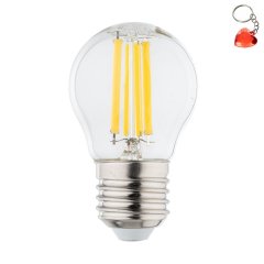 Żarówka kulka ściemnialna LED E27 6W WW P45 CLEAR 18012 TK Lighting