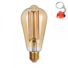 Żarówka LED 4W Amber E27 2200K DIMM 757-ST64-DIM-TH-AMB Italux