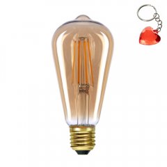 Żarówka LED 6W Amber E27 2200K 3S DIMM 757-ST64-3DM-AMB Italux