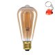 Żarówka LED 6W Amber E27 2200K 3S DIMM 757-ST64-3DM-AMB Italux