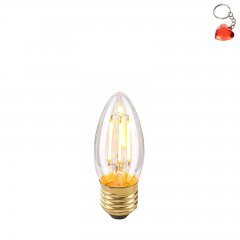 Żarówka LED Retro E27 4W 2200K B35 Clear 801409 B35 Italux