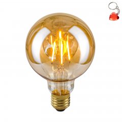 Żarówka LED Retro E27 4W 2200K G95 Amber LDS-G95-A G95 Italux