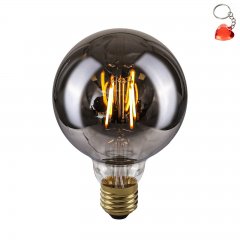 Żarówka LED Retro E27 4W 2200K G95 Smoke 801454 G95 Italux