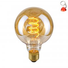 Żarówka LED Retro E27 4W 2200K G95-Spiral-Amber LDS-G95-SA G95 Italux