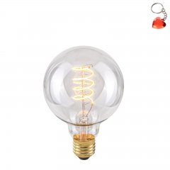 Żarówka LED Retro E27 4W 2200K G95 Spiral Clear 801502 G95 Italux