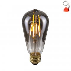 Żarówka LED Retro E27 4W 2200K ST64 Smoke 801452 ST64 Italux