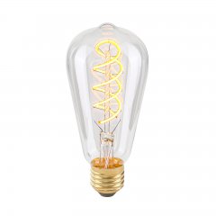 Żarówka LED Retro E27 4W 2200K ST64 Spiral Clear 801501 ST64 Italux