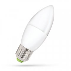 Żarówka LED Świecowa 6W E27 NW WOJ + 14352 Spectrum