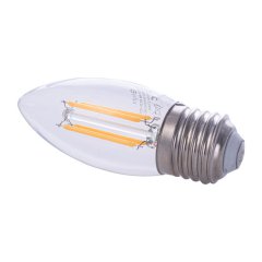 Żarówka LED świecowa E27 4W C37 2700K Filament EKZF003 Eko-light