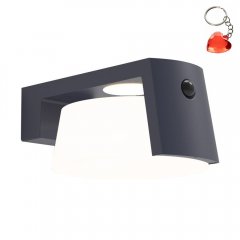 Kinkiet solarny zewnętrzny LED 9,5W z czujnikiem ruchu MOON 6906001118 Lutec