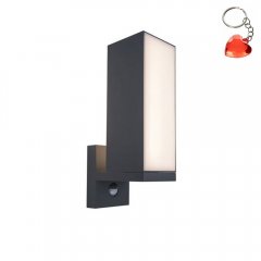 Kinkiet zewnętrzny LED 13W z czujnikiem ruchu CUBA 5193811118 Lutec