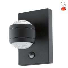 Kinkiet zewnętrzny LED 2x3,7W z czujnikiem SESIMBA 1 96021 Eglo