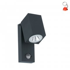 Kinkiet zewnętrzny LED 5W z czujnikiem SAKEDA 96287 Eglo
