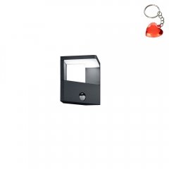 Kinkiet zewnętrzny LED 9W z czujnikiem ruchu GANGES 221769142 Trio