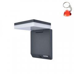 Kinkiet zewnętrzny solarny LED 8W z czujnikiem ruchu MOZE 6943101012 Lutec