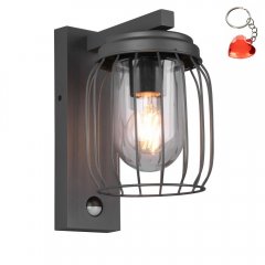 Kinkiet zewnętrzny z czujnikiem ruchu TUELA 210869142 Trio