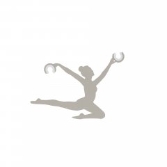 Dekoracyjny uchwyt BALLERINA umożliwiający regulację przewodu 11801 Nowodvorski