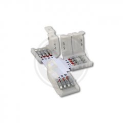 Złączka do taśmy LED kątowa 10mm typu T RGB 2763 VIP Electro