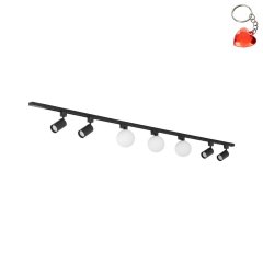Zestaw jednofazowy z reflektorkami i kulami TRACER SET BLACK 13 10452 TK Lighting