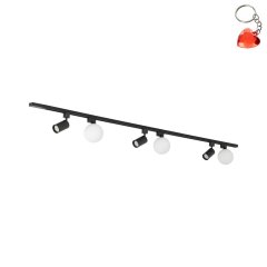 Zestaw jednofazowy z reflektorkami i kulami TRACER SET BLACK 21 10460 TK Lighting