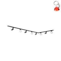 Zestaw jednofazowy z reflektorkami i kulami TRACER SET BLACK 23 10462 TK Lighting