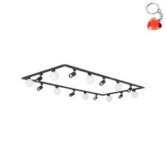 Zestaw jednofazowy z reflektorkami i kulami TRACER SET BLACK 27 10466 TK Lighting