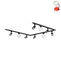 Zestaw jednofazowy z reflektorkami i kulami TRACER SET BLACK 45 10484 TK Lighting