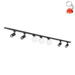 Zestaw jednofazowy z reflektorkami i kulami TRACER SET BLACK 63 10502 TK Lighting