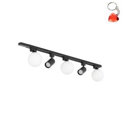 Zestaw jednofazowy z reflektorkami i kulami TRACER SET BLACK 7 10446 TK Lighting