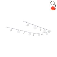Zestaw jednofazowy z reflektorkami i kulami TRACER SET WHITE 96 10535 TK Lighting