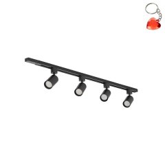 Zestaw jednofazowy z reflektorkami TRACER SET BLACK 11 10450 TK Lighting