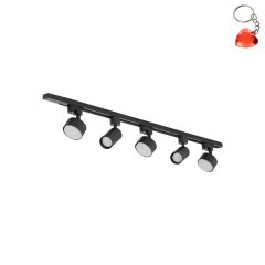 Zestaw jednofazowy z reflektorkami TRACER SET BLACK 15 10454 TK Lighting