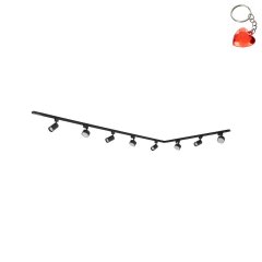 Zestaw jednofazowy z reflektorkami TRACER SET BLACK 33 10472 TK Lighting