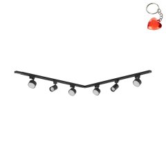 Zestaw jednofazowy z reflektorkami TRACER SET BLACK 35 10474 TK Lighting