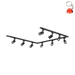 Zestaw jednofazowy z reflektorkami TRACER SET BLACK 39 10478 TK Lighting