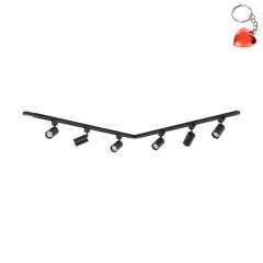Zestaw jednofazowy z reflektorkami TRACER SET BLACK 47 10486 TK Lighting