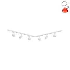 Zestaw jednofazowy z reflektorkami TRACER SET WHITE 100 10539 TK Lighting