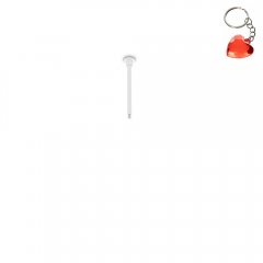 Drążek montażowy do szynoprzewodu biały 12,5 cm DUOLINE 703131 Trio